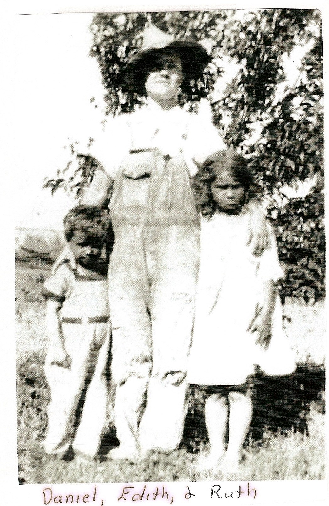 Daniel, Edith and Ruth Hale