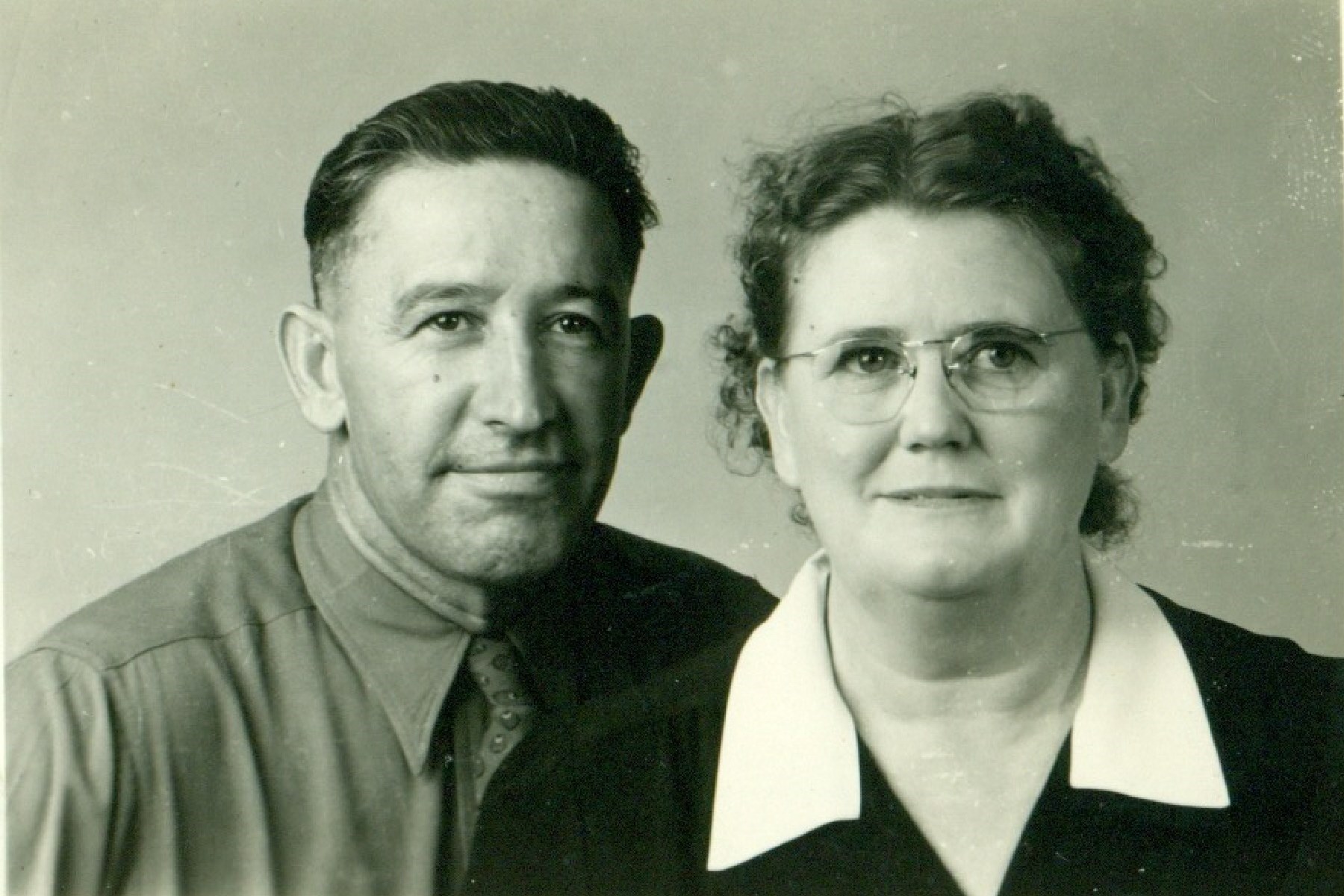 Henry and Alice - identified as Aunt and Uncle - abt 1942