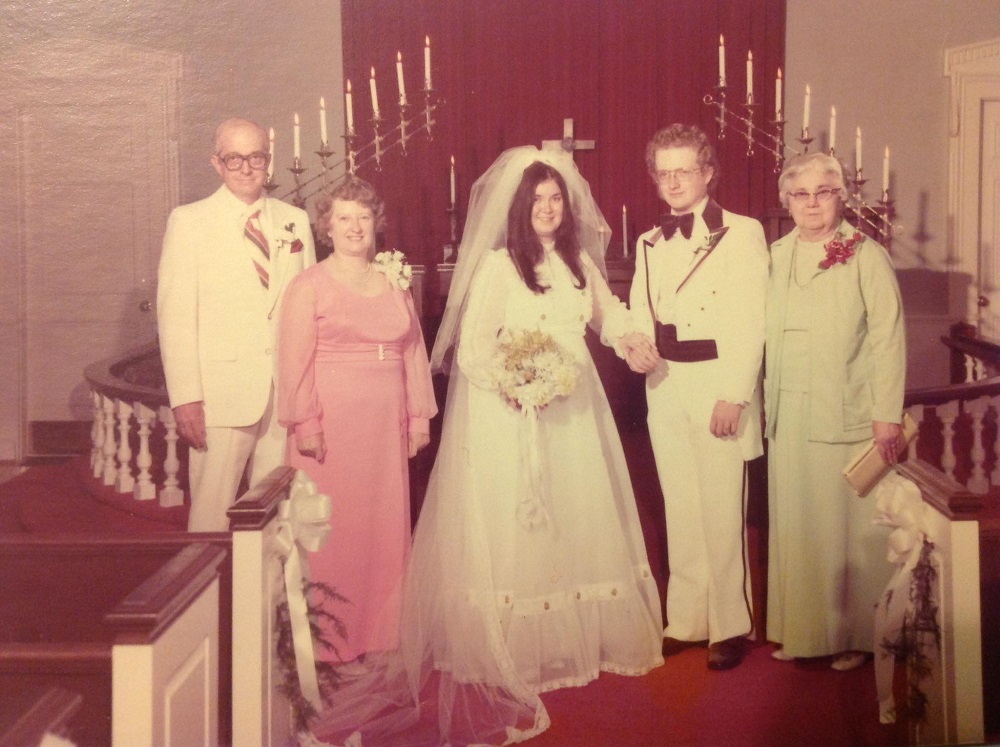 Wedding-GOLDEN Betty and George (19760502)