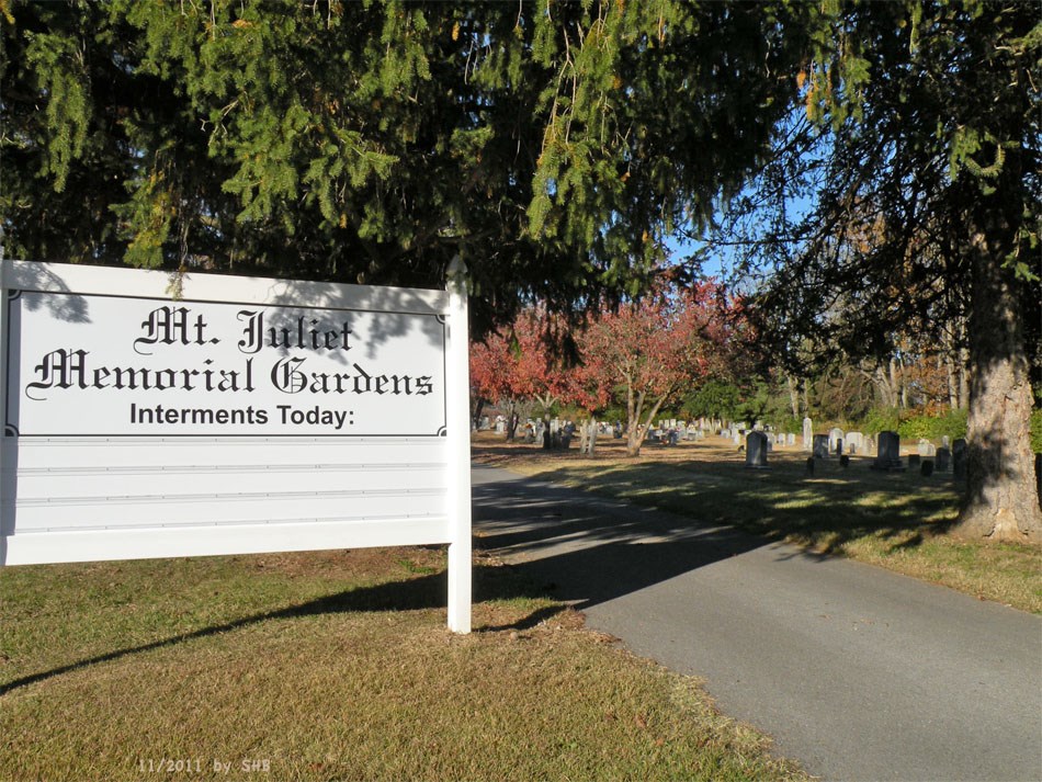 Cemetery-Mount Juliet Memorial Gardens (TN)