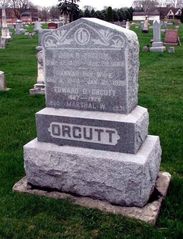 Grave-ORCUTT John and Hannah