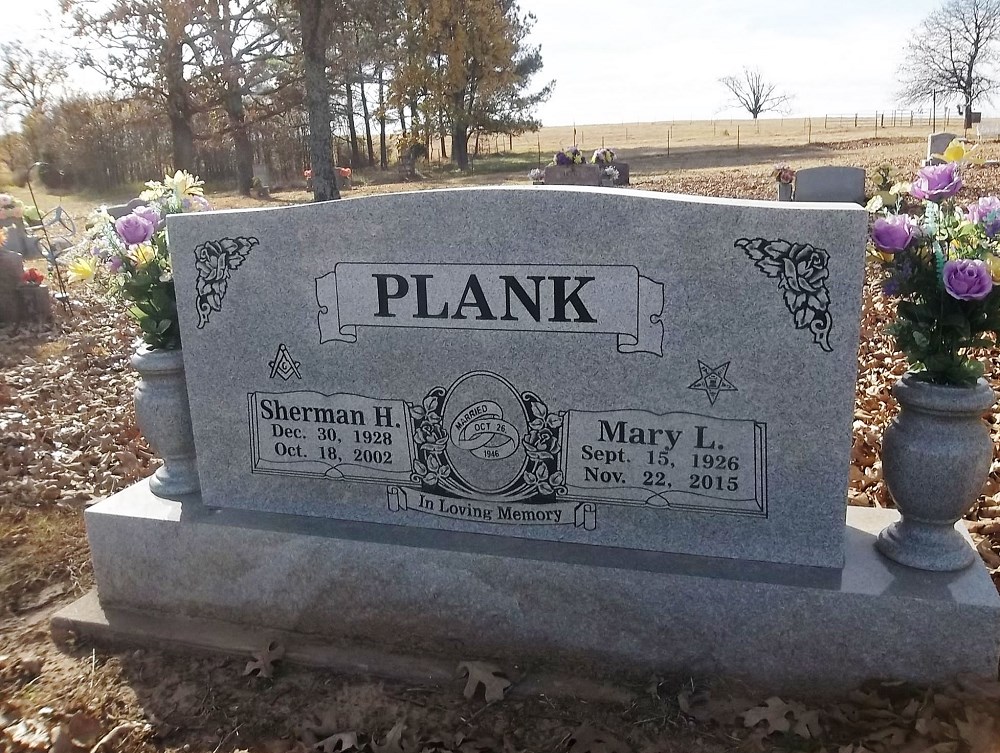 Grave-PLANK Mary and Sherman