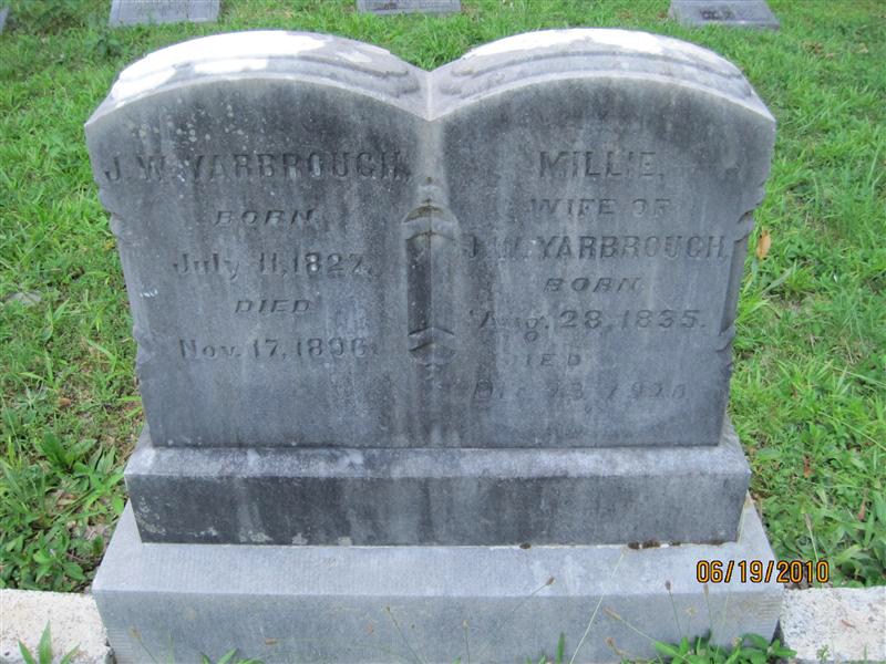 Grave-YARBROUGH Millie and Joseph