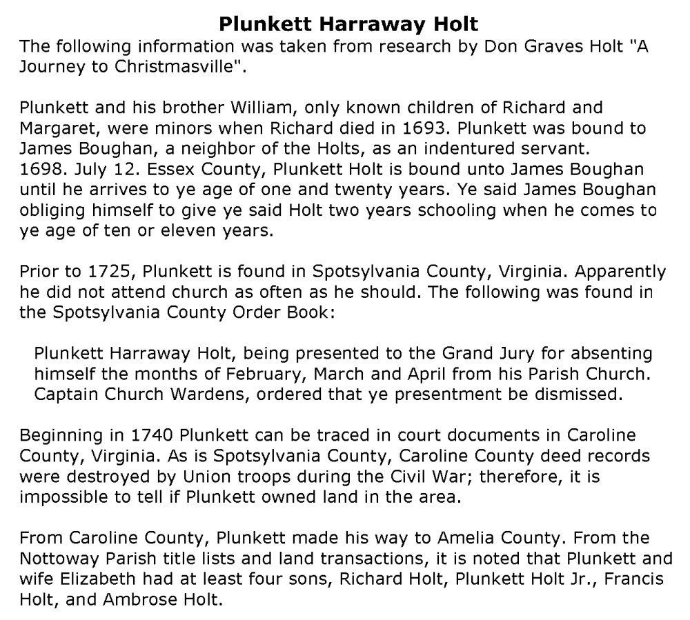 Bio-HOLT Plunkett Harraway