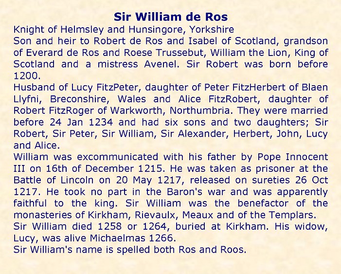 Bio-deROS Sir William (1192)