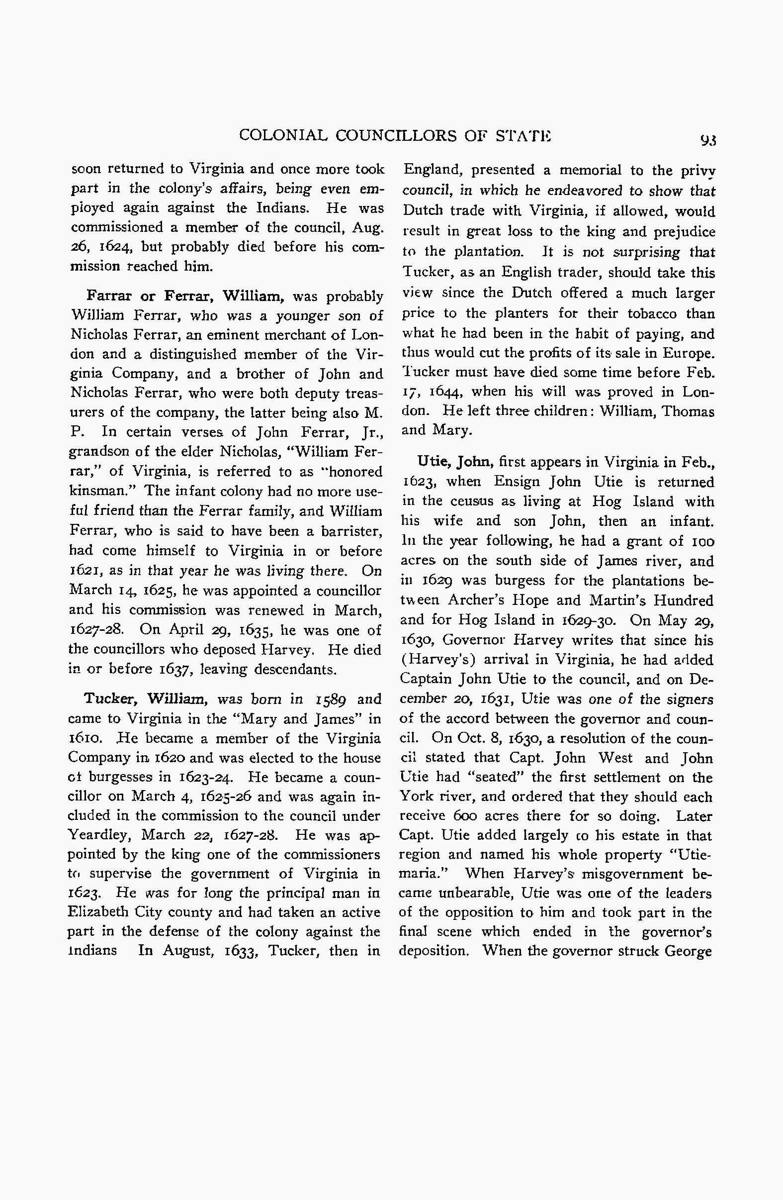 Encyclopedia of Virginia Biography, Vol. I