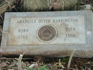 Grave Marker-HARRINGTON Arabella (Republic of Texas)