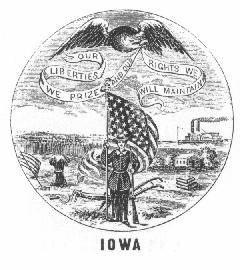 Insignia-Iowa 34th Regiment (US)
