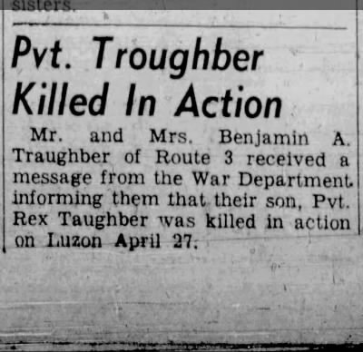 Killed in Action-TRAUGHBER Rex