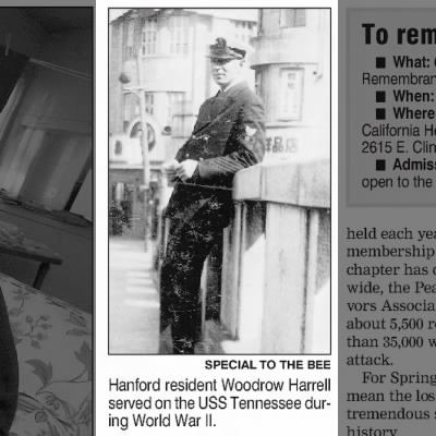 News-HARRELL Woodrow (Pearl Harbor)