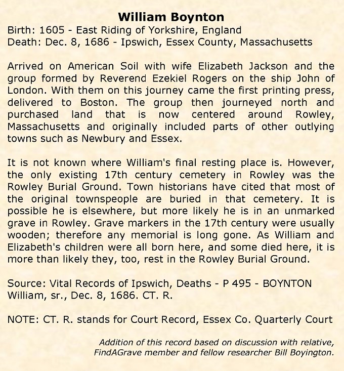 Obituary-BOYNTON William