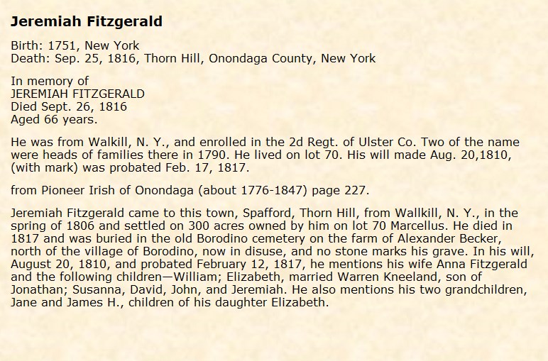 Obituary-FITZGERALD Jeremiah