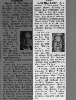 Obituary-KELLER Hazel