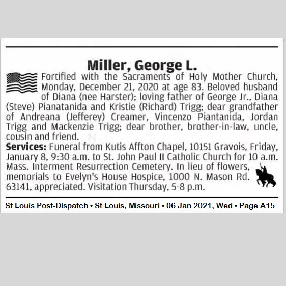 Obituary-MILLER George L