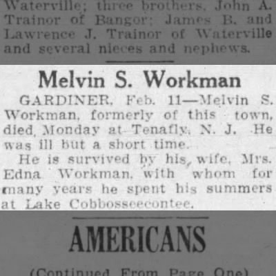 Obituary-WORKMAN Melvin