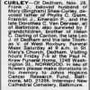 Obituary-CURLEY Frank