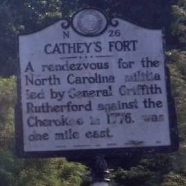 Historical Marker - Catheys Fort