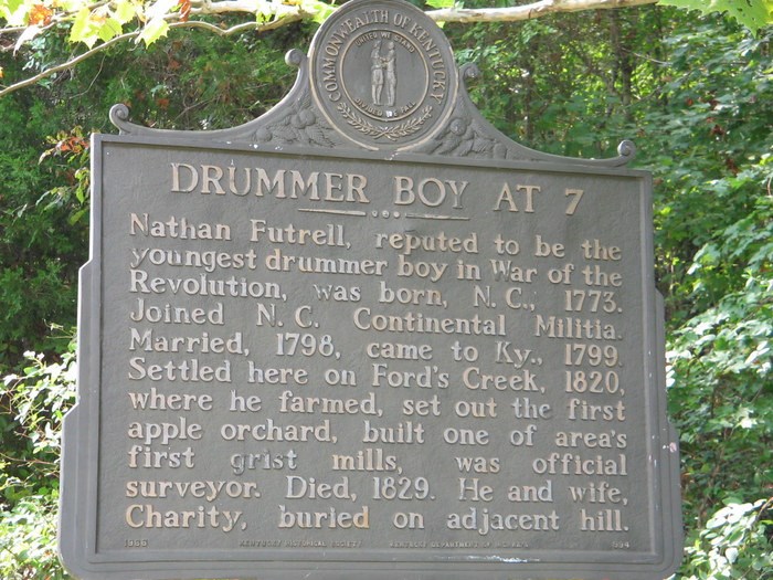 Historical Marker - Drummer Boy at 7