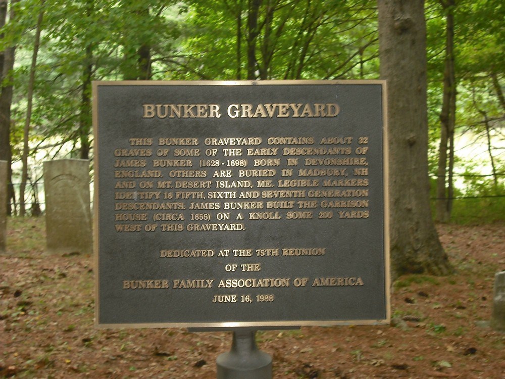 Historical Marker-Bunker Graveyard