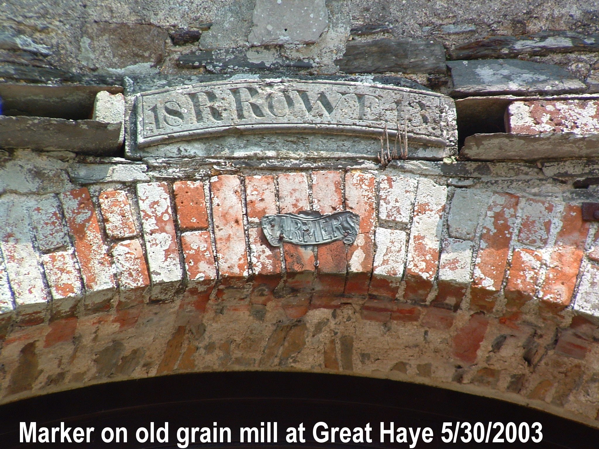 Historical Marker-Great Haye Rowe