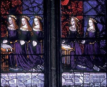 Window-Daughters of King Edward IV