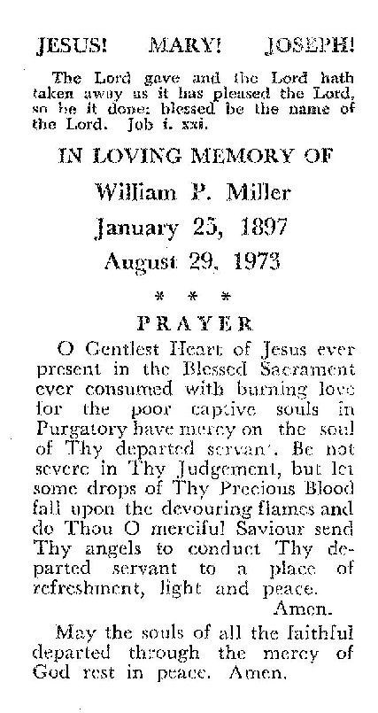 Funeral-MILLER William