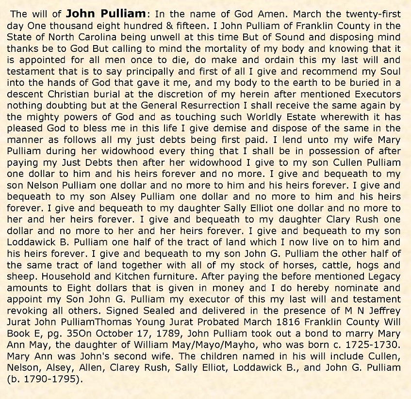 Will-PULLIAM John